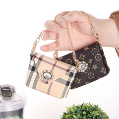 Korean Leather Lipstick Zero Wallet Retro Charm Elder Flower Skin Creative Multi-functional Storage Bag Simple Crossbody Bag