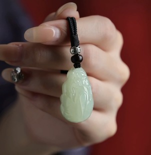 Xinjiang Hetian Jade Pixiu Pendant for Men and Women Lovers Necklace Jade Picchu Jade Pei Danger Jade Pendant Live Broadcast