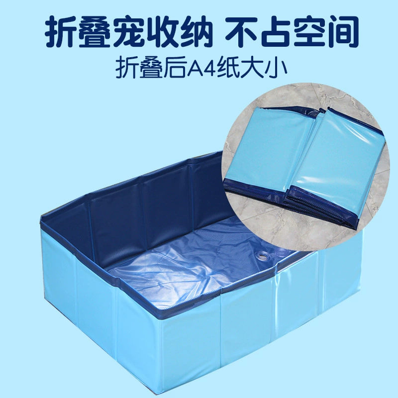 Домашние животные ванны квадратные складные собаки собаки собаки собаки бассейн ванны ванны