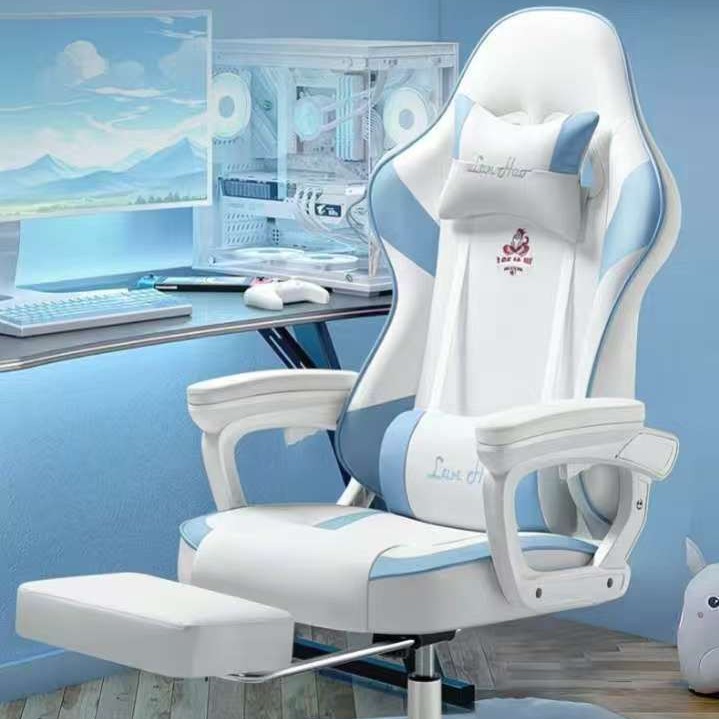 Gaming E-Sports Chair, Home Live Streaming Computer Chair, Ergonomic Swivel Chair, Comfortable Seat for Long Sitting, Dormitory Lift Chair