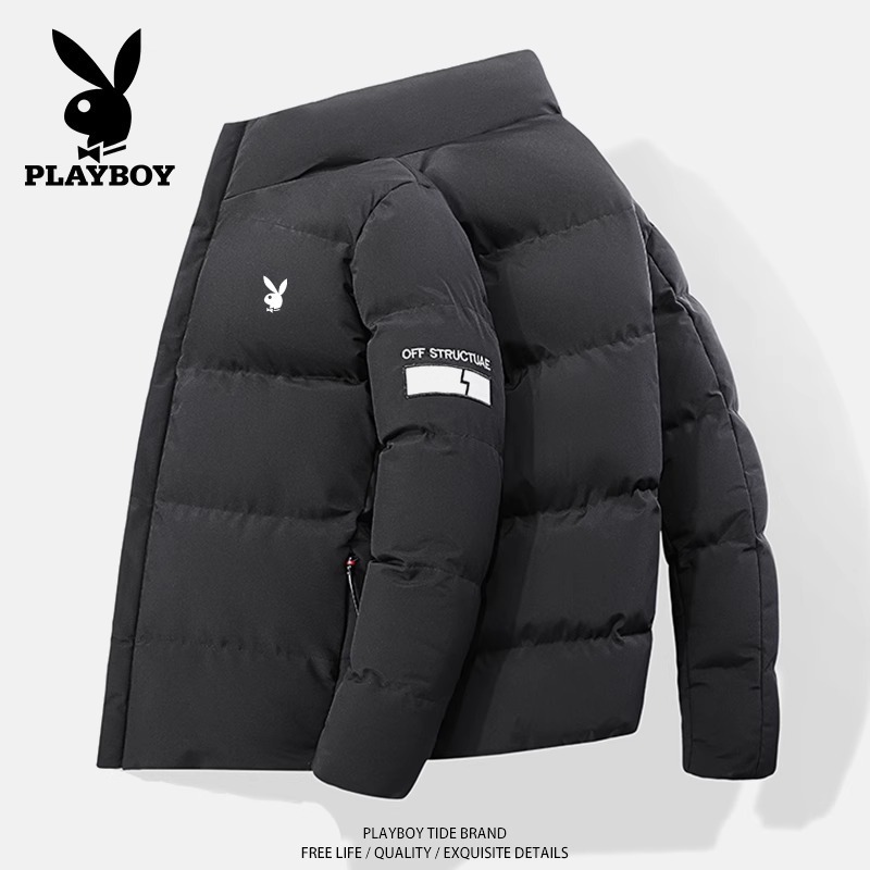 Tejido de alta densidad perfilado chaqueta de plumón hombre ropa de invierno vintage a prueba de viento engrosado chaqueta de herramientas de invierno de negocios ocio