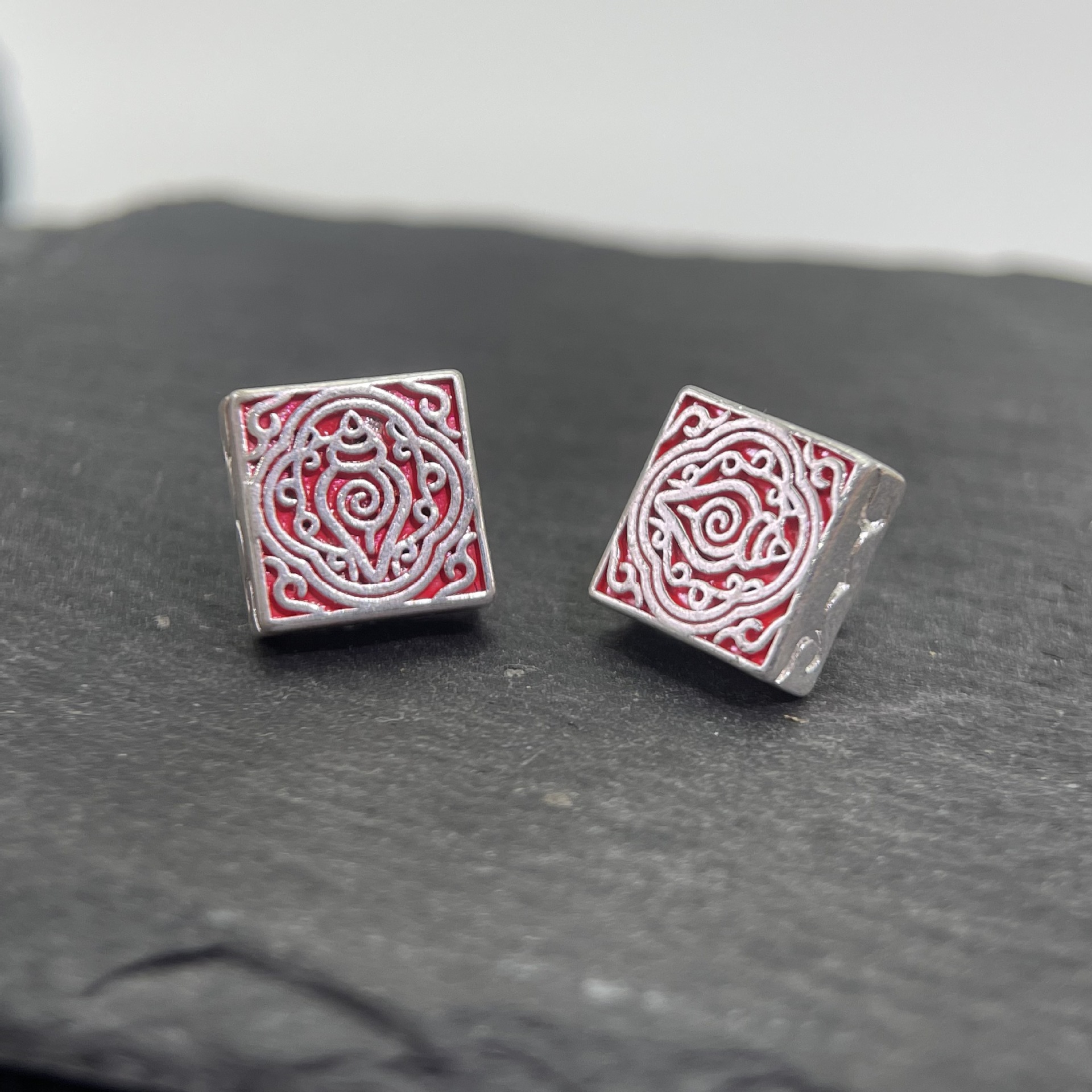 Wholesale Jewelry Accessories: 17.4*17.4 Inch Conch Seal Clasp, Antique Silver-Plated Copper Jewelry Spacer Bead Pendant Accessories