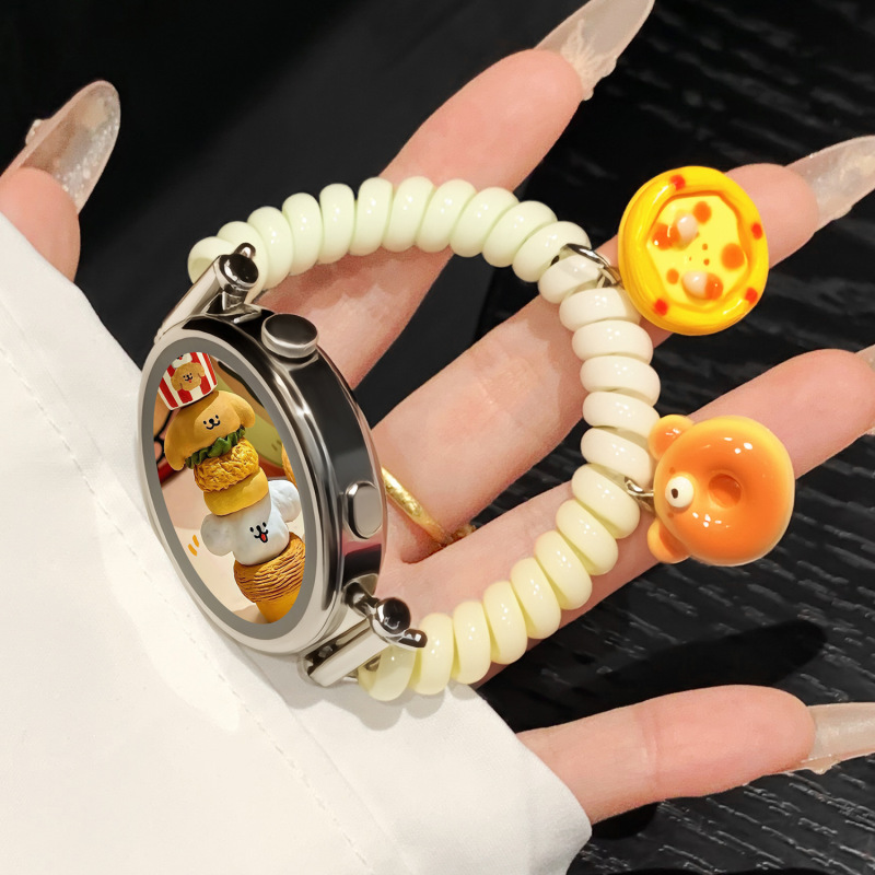 Suitable for Huawei Gt5 Watch Strap Xia Dopamine Huawei Gt4 Watch Strap Elastic Rainbow Hair Band Phone Cord Gt3 Watch Strap Suitable for Huawei Gt5 Watch Strap Xia Dopamine Huawei Gt4 Watch Strap Elastic Rainbow Hair Band Phone Cord Gt3 Watch Strap