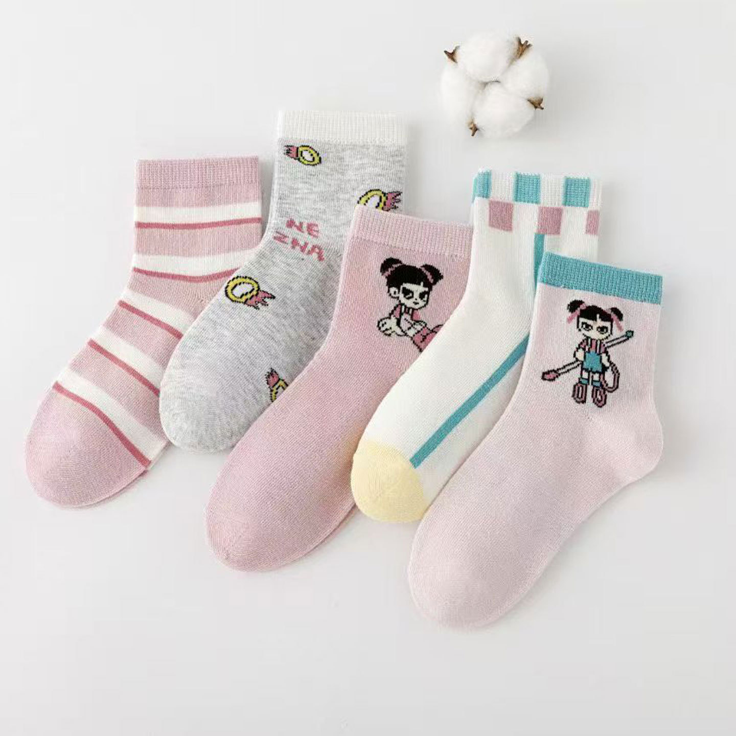 89M25 Nezha cute baby thin cotton