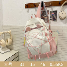 跨境新款蓝牙耳机 头戴式LED猫耳朵双肩包学生大容量高颜值