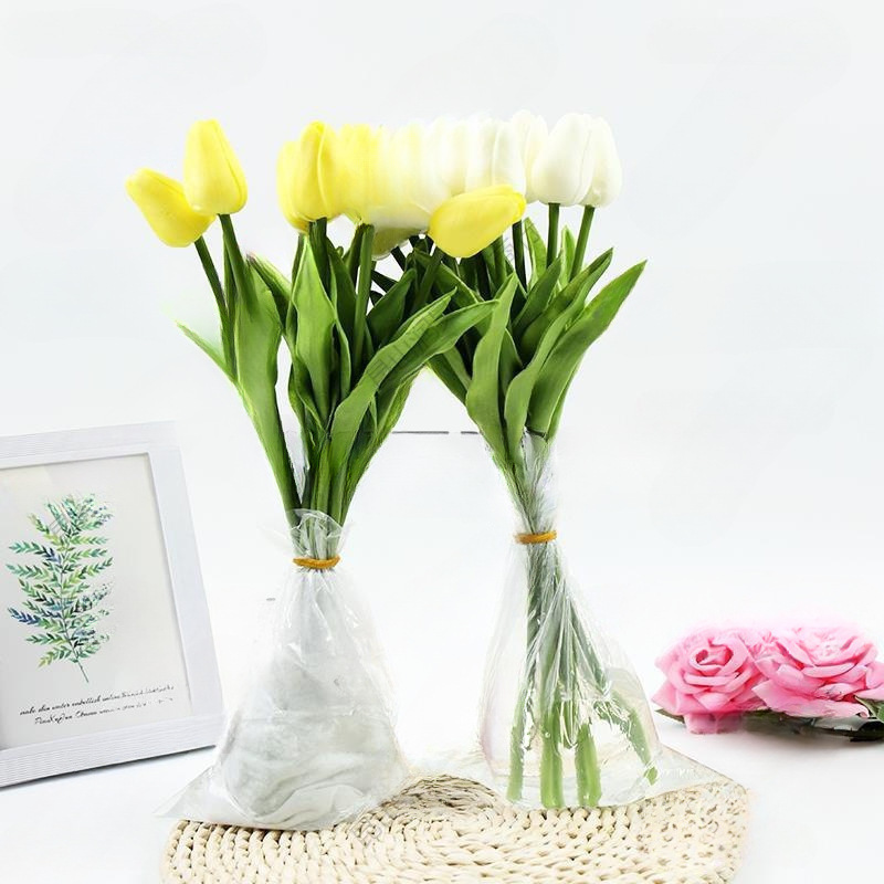 鲜花保水袋储水袋透明密封花束根部保水棉多件套花店用品材料