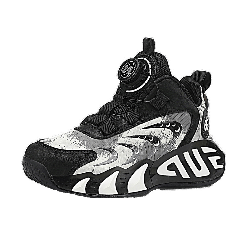 Zapatos infantiles de baloncesto para niños otoño y invierno nuevos zapatos de corrida para niñas con calzado de algodón caliente zapatos deportivos impermeables