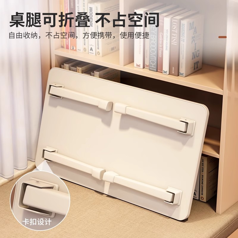Mesa pequeña con ventana salediza, mesa de té para el hogar, mesa de café plegable, dormitorio, tatami, mesa kang, balcón, cama grande, escritorio