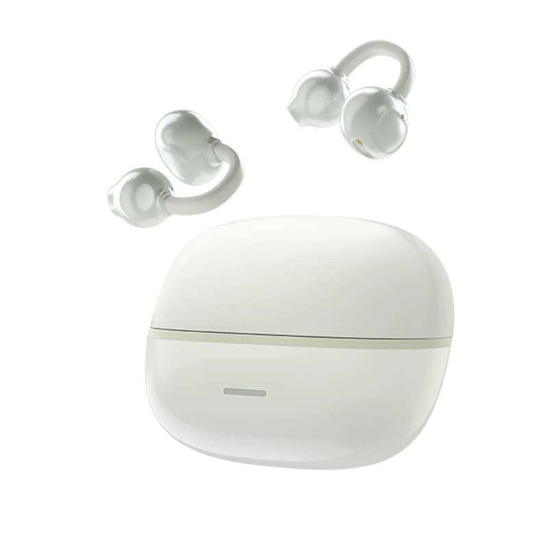 FerTo D04 беспроводные заушники Bluetooth: панорамный звук, шумоподавление, длительный заряд, спорт; черный/белый
