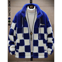 B 73187 Lamb Cotton Coat 羊羔绒男士棉衣跨境速卖通
