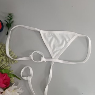 Sexy underwear breathable thong men's sexy T-pants men's double circle cover JJ underwear low waist
