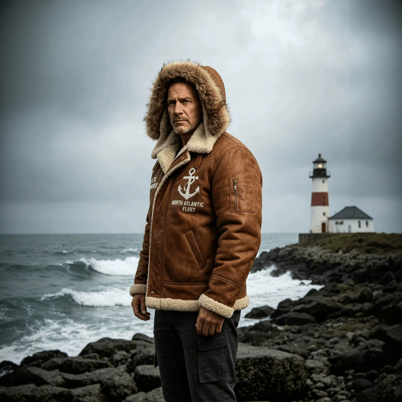 Cross-border American retro tough guy fur-lined hooded jacket with fur collar, thickened, windproof, distressed men's winter coat Cross-border American retro tough guy fur-lined hooded jacket with fur collar, thickened, windproof, distressed men's winter coat