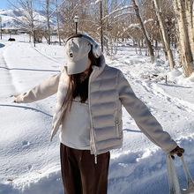品牌正品短外套轻薄羽绒棉上衣棉服外套2025秋冬新款小个子女装潮