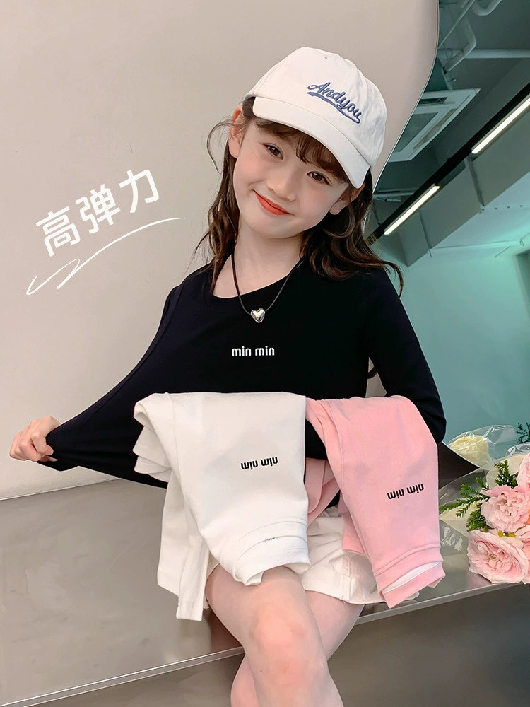 (Оптовый), хлопковая базовая футболка для тела, весна, с длинным рукавом, тренд сезона, корейский стиль
