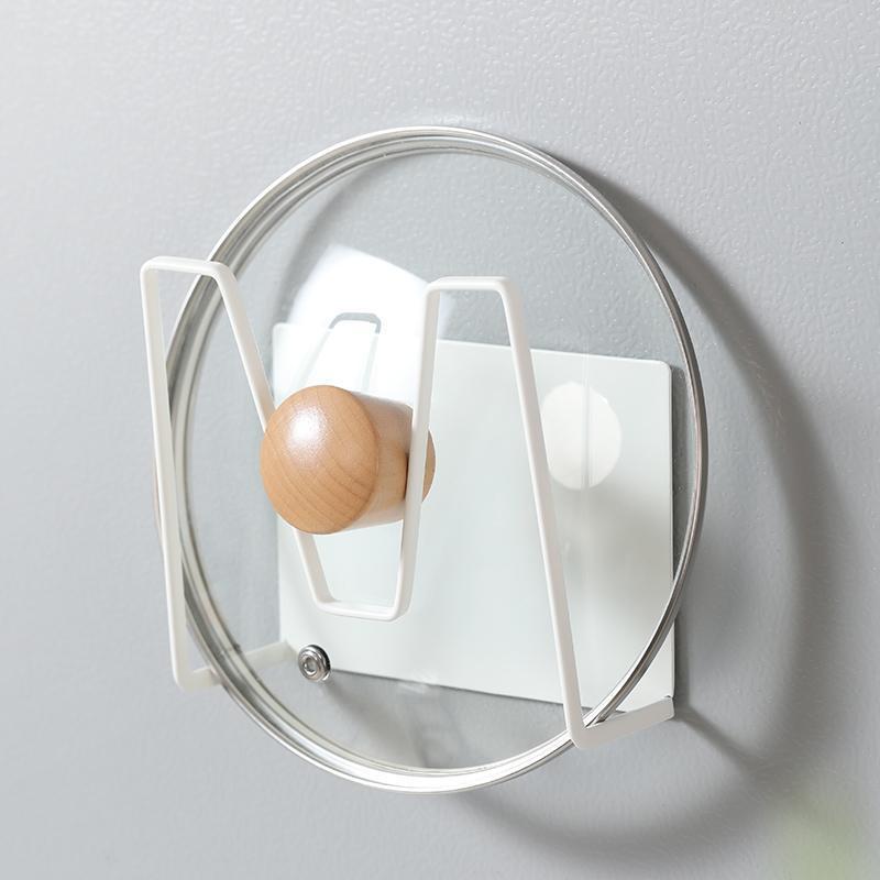 Refrigerador panela de absorción magnética cubierta marco de almacenamiento lateral colgante de tablero de corte marco de cocina tipo pared estante de almacenamiento tipo gancho magnético sin perforación