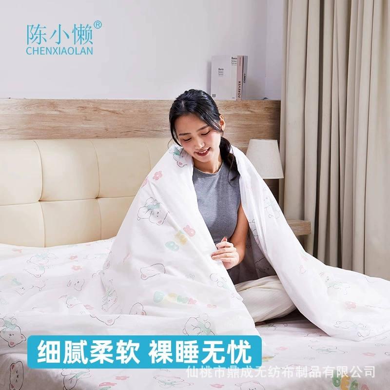 Постельный комплект для отеля CHENXIAOLAN — 3–4 предмета одноразовый пододеяльник и наволочки, стерилизованные варианты