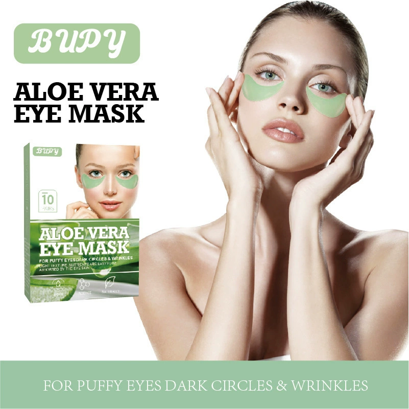 Трансграничные BUPY алоэ вера увлажняю маски для глаз Aloe Vera hydration and eye mask patch