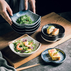 日式陶瓷小吃碟餐具家用商用陶瓷蘸料碟创意酱油碟醋碟小菜碟味碟