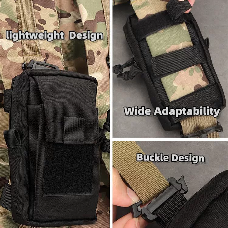 Bolsa táctica para teléfono en el equipo