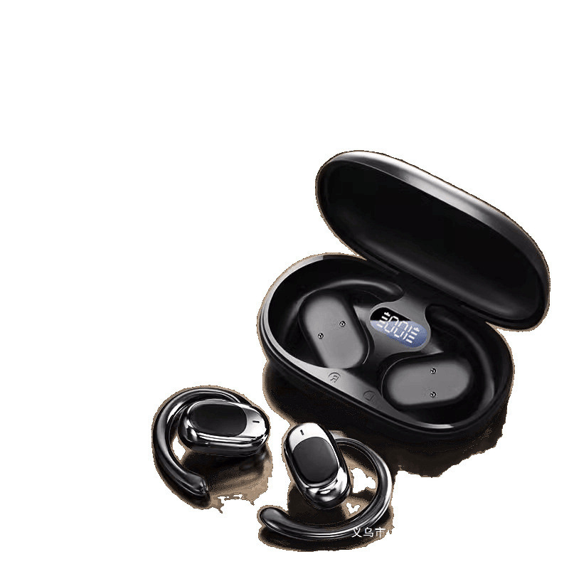 ワイヤレスBluetoothイヤホン2025年新型、耳掛け式、超長バッテリー寿命、ノイズキャンセリング、スポーツ対応|undefined