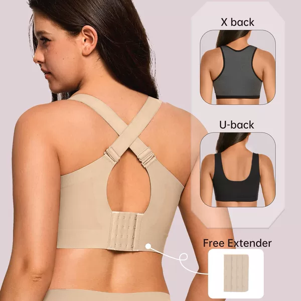 Wow Xcutting Cross-Border Women's Plus-Size Underwear, Wire-Free, Full Coverage, Anti-Sagging, Seamless Bra