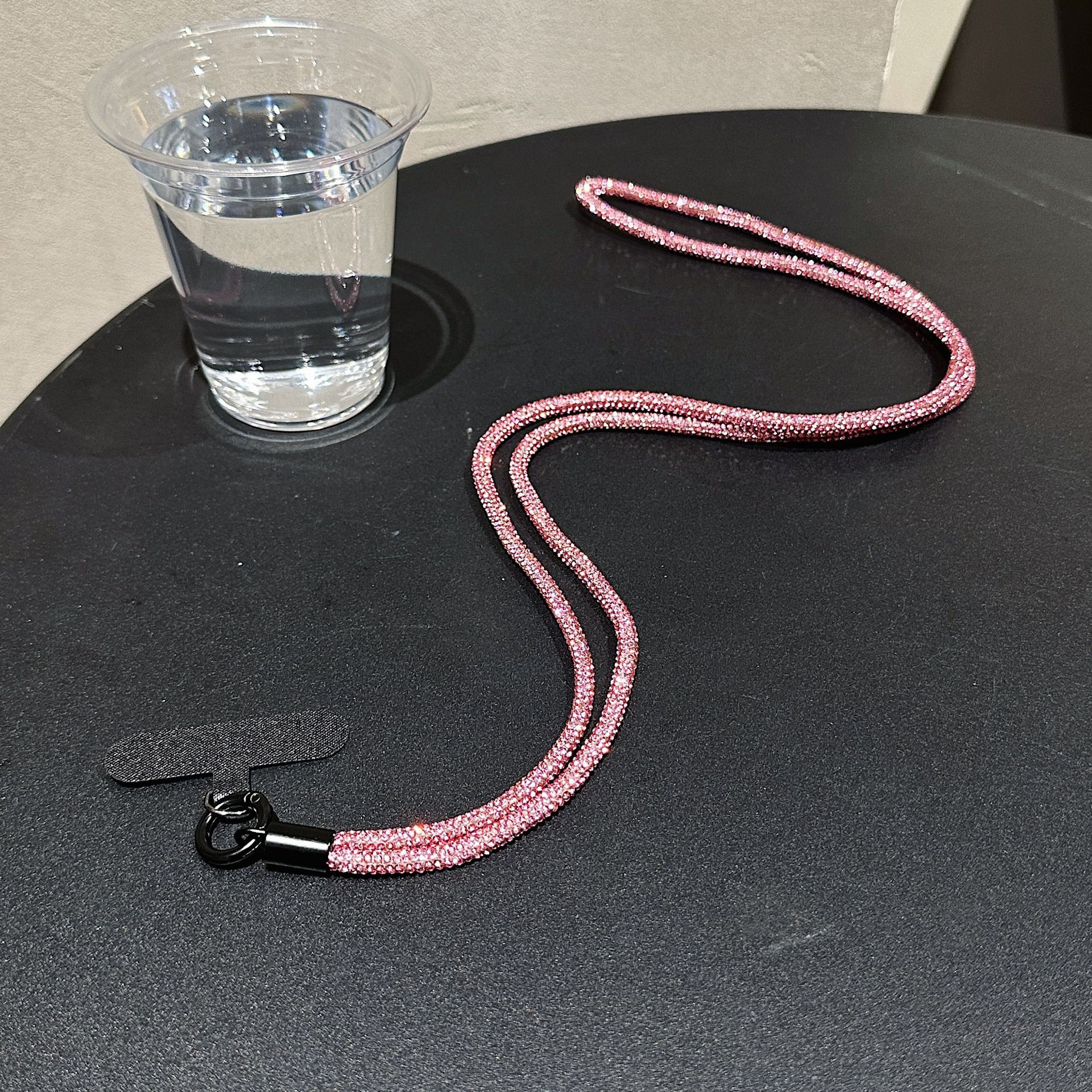 Lujo ligero color diamante de lujo brazalete larga cuerda de teléfono móvil colgante colgante de alta calidad colgante duradero