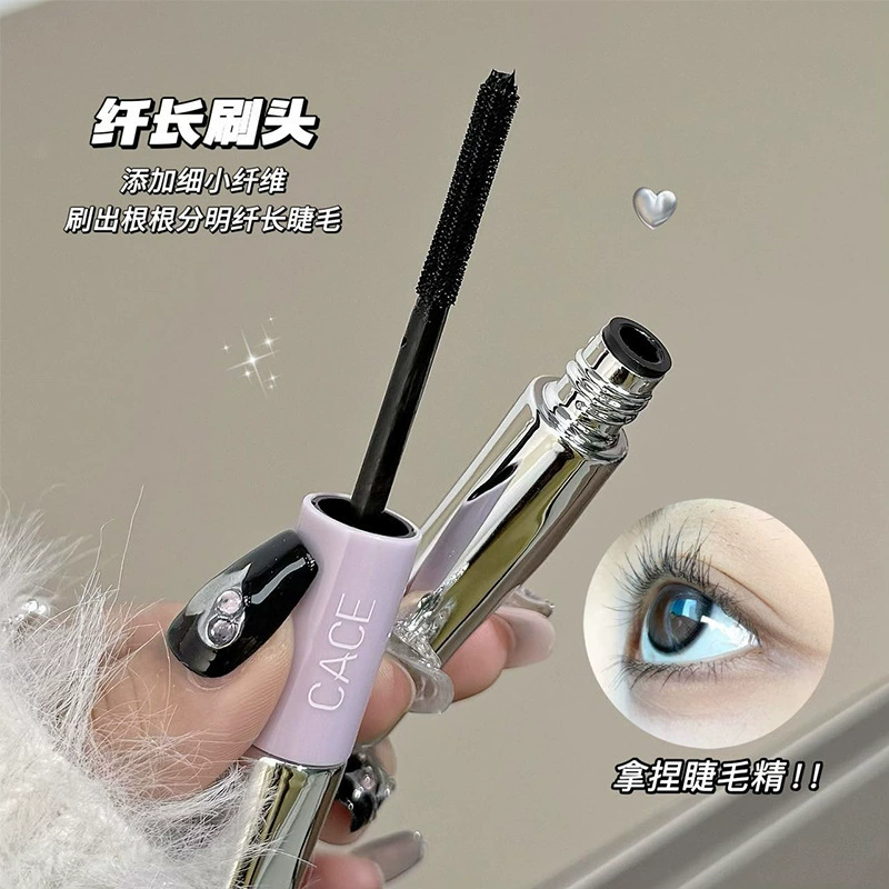 Насыщающая длинная двойная щетина mascara двойной стороны коричневый темный цвет, палитра цветов без смазывания