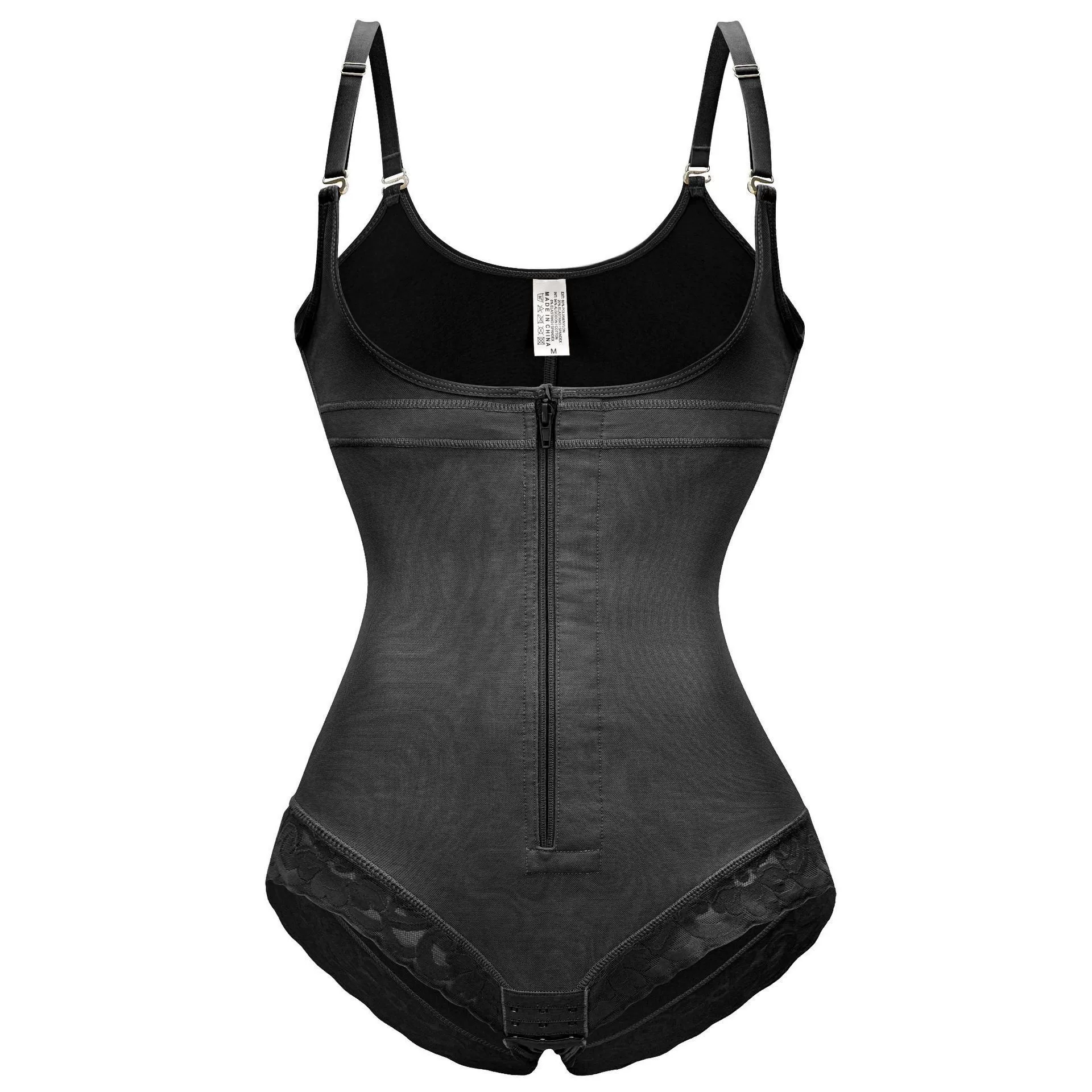 Изначальный источник Amazon Полный корпус формы Shapewear сетка кружево удлиненный комбинированный костюм для женщин