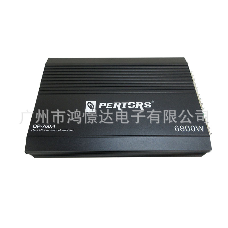 Amplificador de altavoz de audio para automóvil QPERTORS QP-760.4 amplificador de cuatro vías 4 canales 6800W