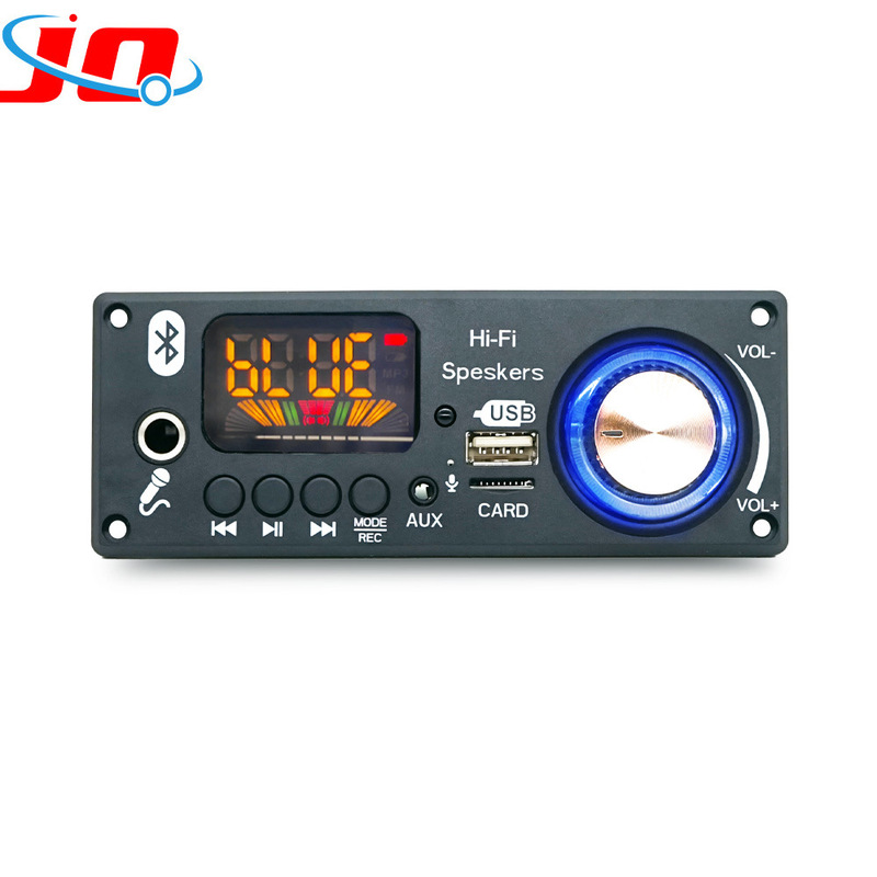JQ power amplifier board mp3 decoder car audio bluetooth module 5.1 version radio FM module mp3 decoder board