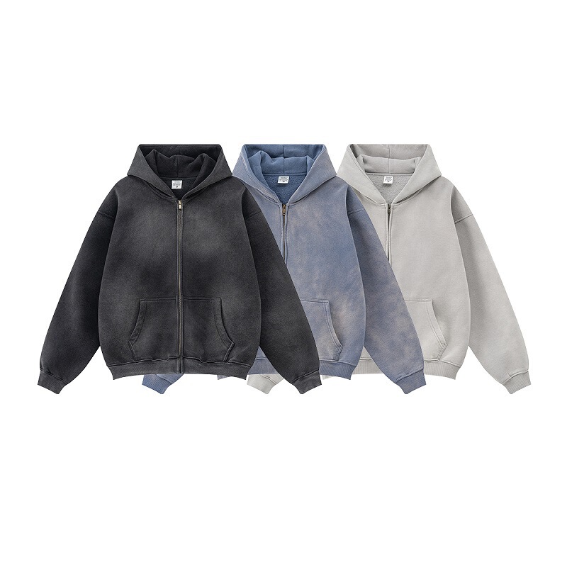 KANYE Kanye Europe and America plus velvet padded hooded cardigan sweater autumn and winter all-match casual sports coat top tide KANYE Kanye Europe and America plus velvet padded hooded cardigan sweater autumn and winter all-match casual sports coat top tide