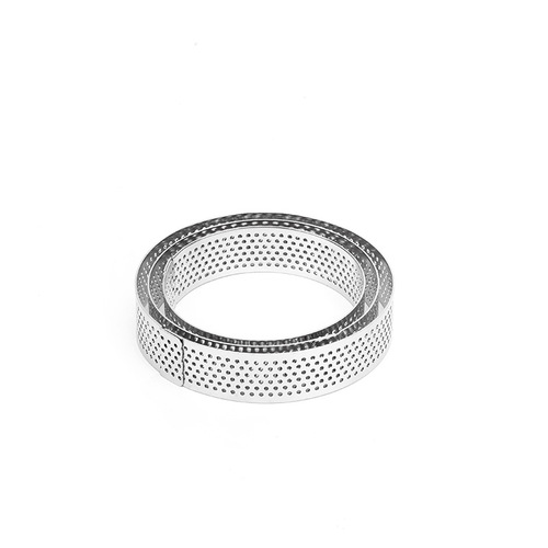 Stainless steel mousse ring, thickened punched cake ring, French baking cake mold, DIY baking tool tower ring