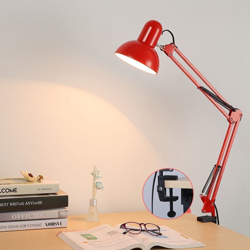 Brazo largo LED 36cm protección ocular plegable lámpara de mesa clip estudio trabajo manicura belleza reparación de pestañas pintura tatuaje