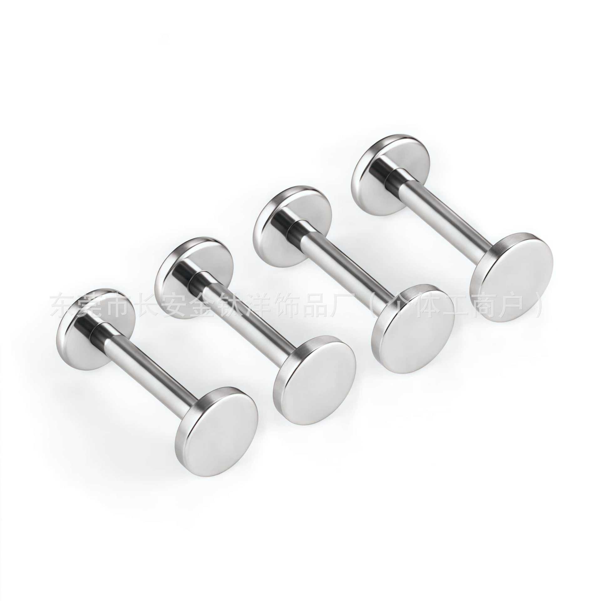 Pointed titanium steel lip stud product view