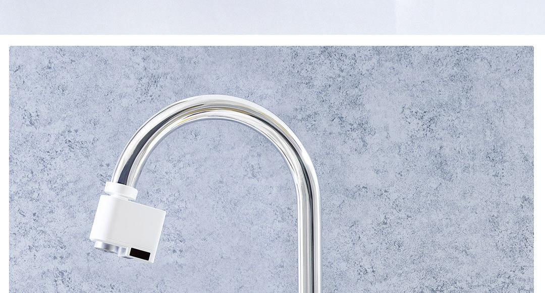Xiaoda Sensor Water-Saving Device for Kitchen and Bathroom, Smart Charging Aerated Water Valve, Splash-Proof Infrared Faucet