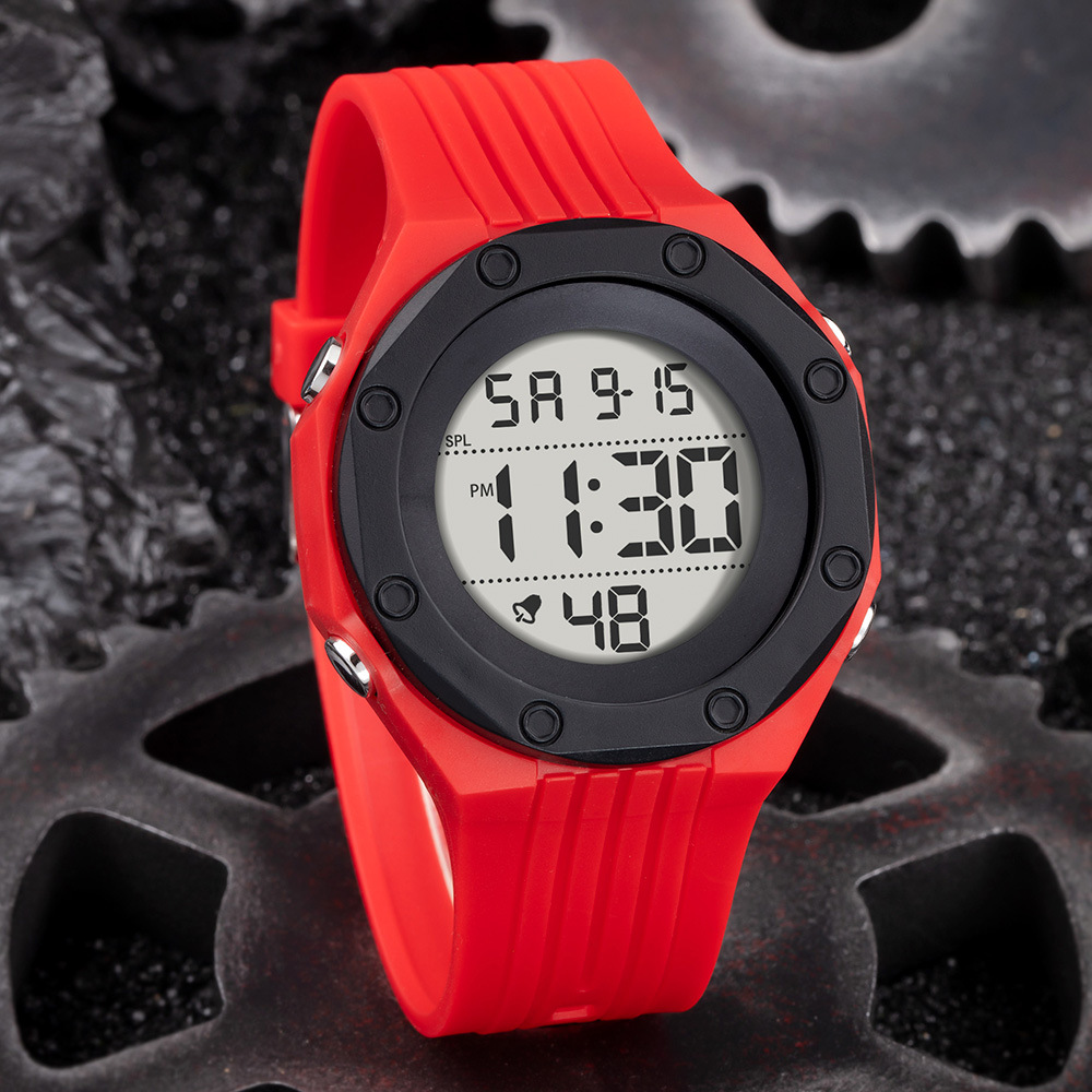 Moda juvenil nocturna cronometraje deportivo reloj electrónico estudiantes alarma multifuncional al aire libre reloj electrónico mayorista