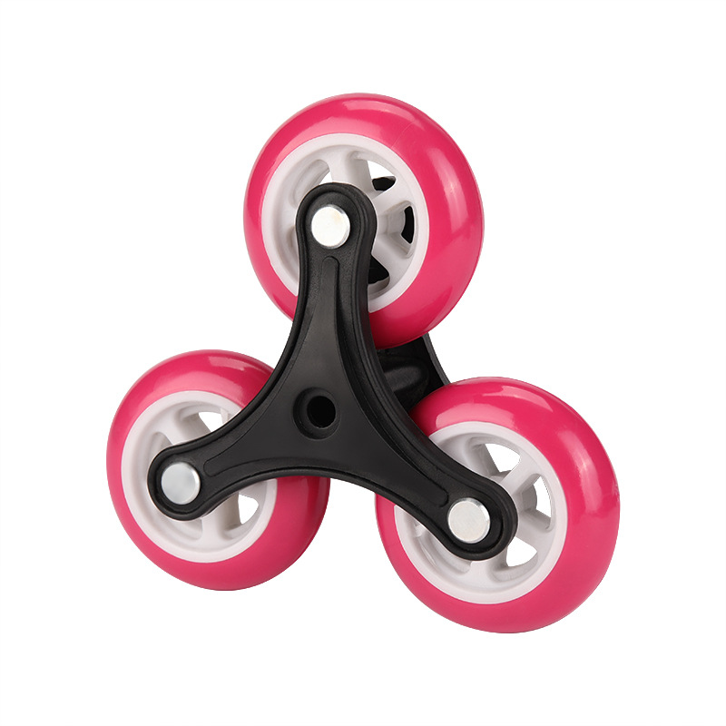 Mochila de estudiantes accesorios de bolsas de goma triangular actualización engrosado seis ruedas de cristal escalera de reemplazo accesorios de rueda