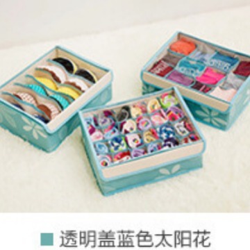 Underwear storage box three-piece storage box storage box with lid storage dustproof Oxford cloth storage box special price