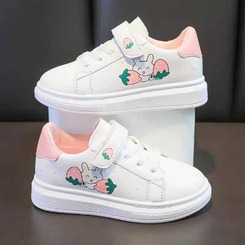 Zapatos para niñas para estudiantes 2025 modelos de primavera y otoño, zapatos deportivos para niños de mediana edad, zapatos para bebés, zapatillas casuales, zapatos para niños para niñas