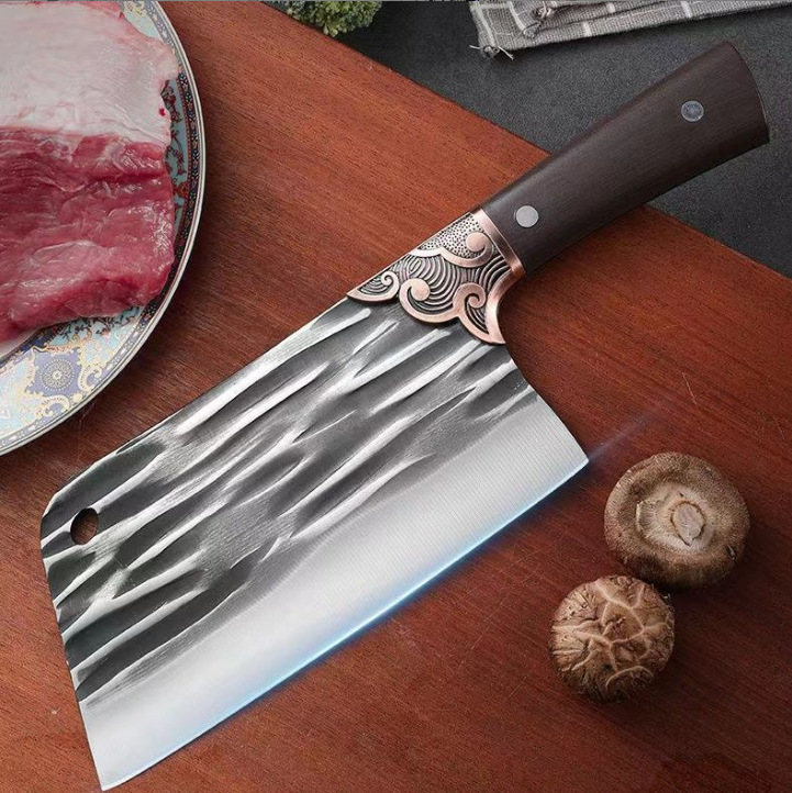 横紋鍛造包丁斬り包丁キッチン家庭用野菜切り肉斬り両刃鋭利ステンレス包丁|undefined