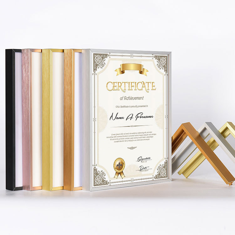 Narrow-Edge Aluminum Alloy Picture Frame for Wall Hanging 50X70 Poster Frame for Mounting Puzzles A4A3 Business License Frame Photo Frame Display Stand Narrow-Edge Aluminum Alloy Picture Frame for Wall Hanging 50X70 Poster Frame for Mounting Puzzles A4A3 Business License Frame Photo Frame Display Stand