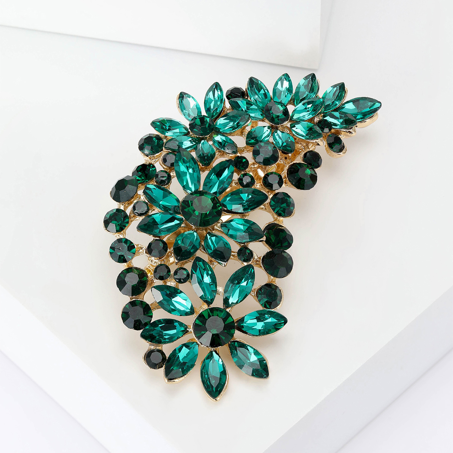 31g Weight Rhinestones Inlay Material Brooches Classification Holiday Occasion Alloy Material Flower Pattern Women's Gender Inlay Design Elegant Style Elegant Pin Flower Alloy Inlay Rhinestones Women's Brooches 20