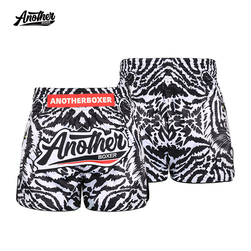 Anotherboxer New Style Tiger Stripe Free Fighting Pants Martial Arts Shorts for Adults Men and Women Professional