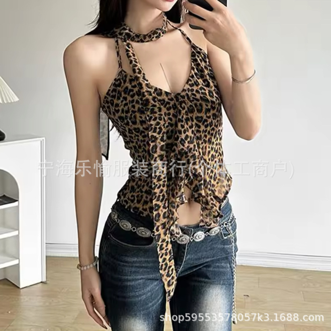 Shein ropa de moda de mujer miscelánea estilo europeo y americano vestido sexy mezcla con chaleco de arnés de verano amazon image 4