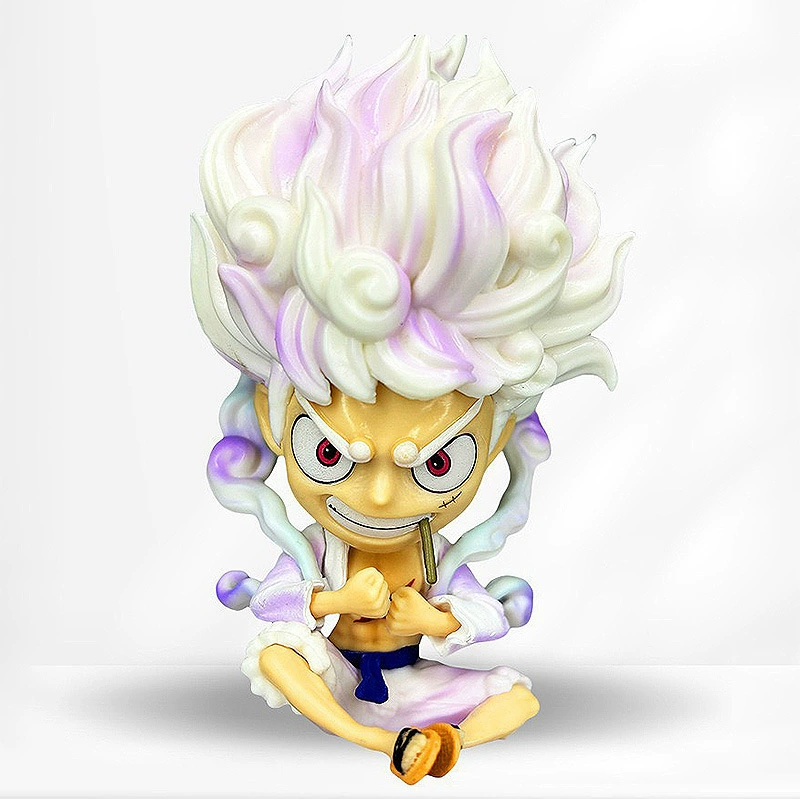 Фигурка One Piece сидячая поза форма Солнце Ника Луффи коллекционная