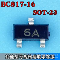 SOT-23 NPN-транзистор BC817-16, Vce 45 В, Ic 500 мА, SMD с маркировкой '6A'