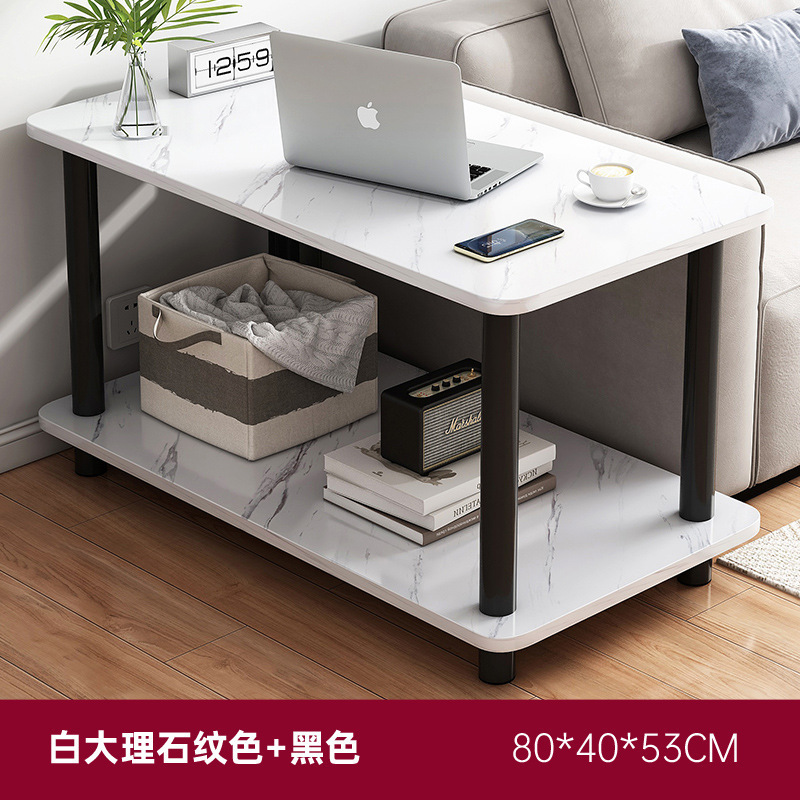 Doble capa sofá lateral varios luz sala de estar de lujo Casa balcón pequeña mesa cuadrada pequeño apartamento dormitorio italiano estante de almacenamiento de noche