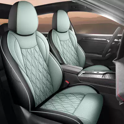all-season universal full-coverage seat cushions, Modelə uyğun (Original) oturacaq örtükləri - starlight-green-standard-edition-front-row-fully-covered-rear-row-partially-covered