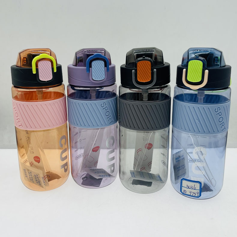 Baijia 5035 nuevo estudiante taza 750ml capacidad deportes taza de plástico de los hombres portátil fitness hervidor al por mayor