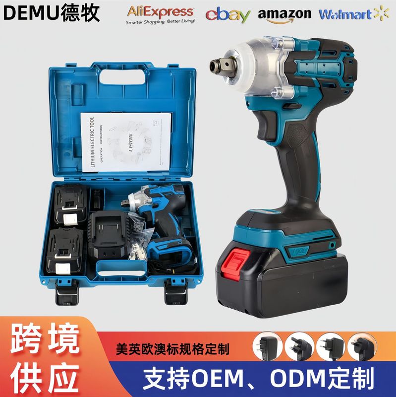 牧田項ブラシレスリチウム電気インパクトレンチDTW285/300/004項架子工電動レンチセット卸売り|undefined